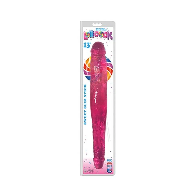 Lollicock Sweet Slim Stick Double Dildo - Shape & Texture