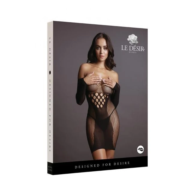Long Sleeved Mini Dress - Grip & Control