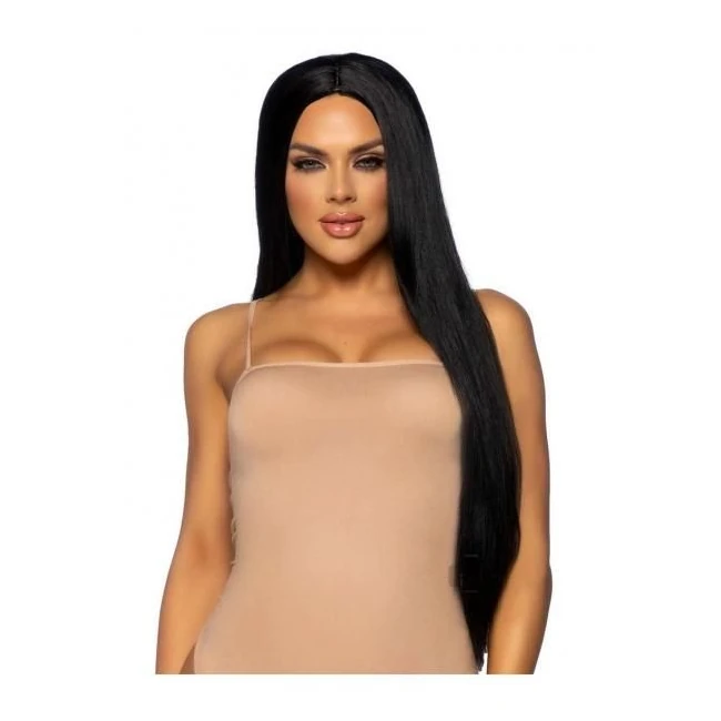 Long Straight 33 Cntr Part Wig - Fabric & Feel