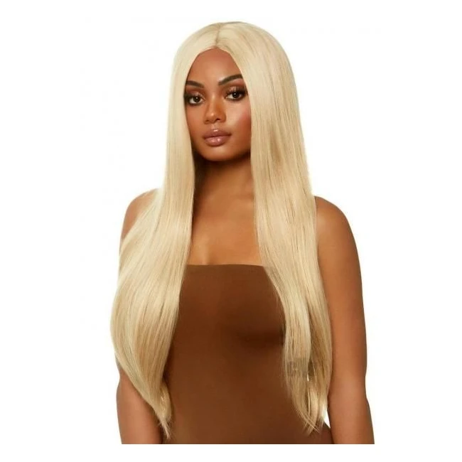 Long Straight 33 Cntr Part Wig Bln - Design Details
