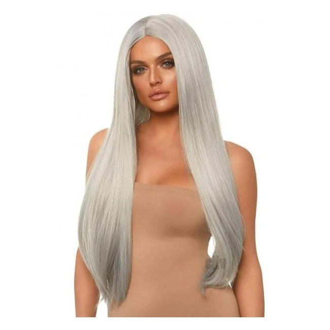 Long Straight 33 Cntr Part Wig Bln - Fabric & Feel