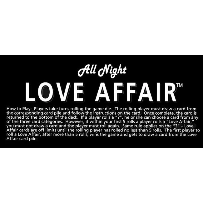 Love Affair - Matching Each Roll to a Card, Plus the Question Mark Wildcard