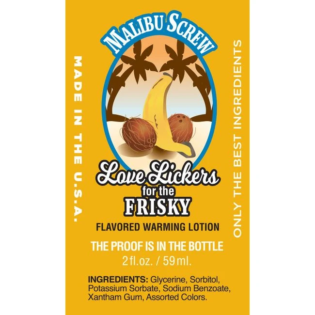 Love Lickers Malibu Screw 2oz - Product Overview