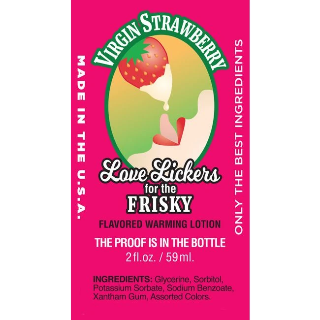 Love Lickers Virgin Strawberry 2oz - Love Lickers Virgin Strawberry 2oz