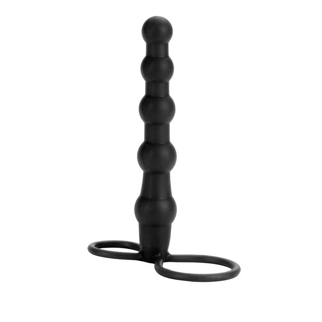Love Rider Beaded Dual Penetrator Black - Additional Features