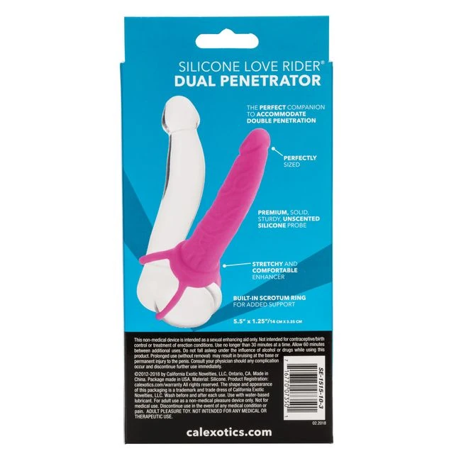 Love Riders Dual Penetrator Silicone - Color Options