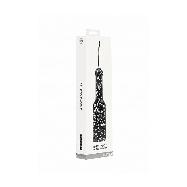 Love Street Art Fashion Printed Paddle Black - Build & Quality