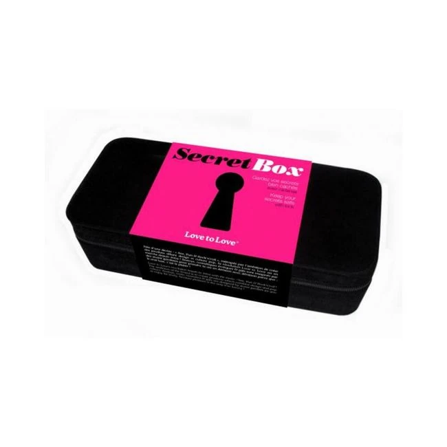 Love to Love Secret Black Velvet Lock Box - Key Details