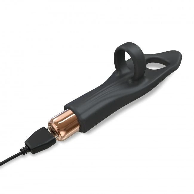 Love to Love Tickle Me Finger Vibrator Noir - Vibration Modes