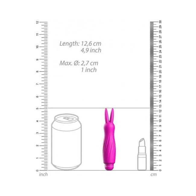 Luminous Sofia Abs Bullet with Silicone Sleeve 10 Speeds Fuchsia - Vibration Modes
