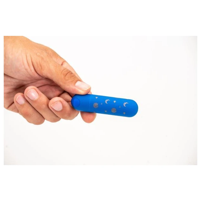 Luna Super Charged Mini Bullet W/ Stars & Moon Pattern - Vibration Modes