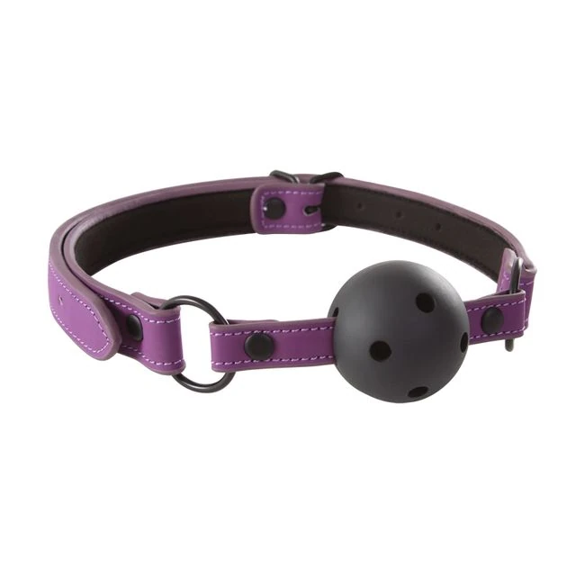 Lust Bondage Ball Gag Purple - Build & Quality