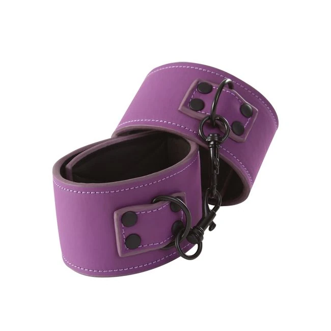 Lust Bondage Wrist Cuff Purple - Build & Quality
