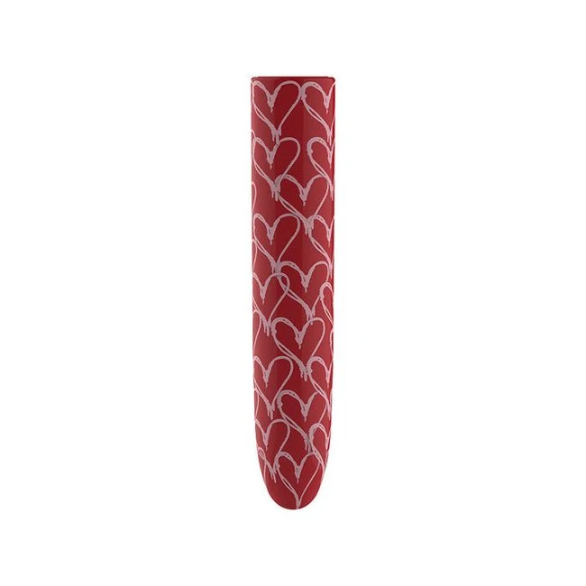 Luv Inc Hb82 Heart Bullet Vibrator Red - Vibration Modes