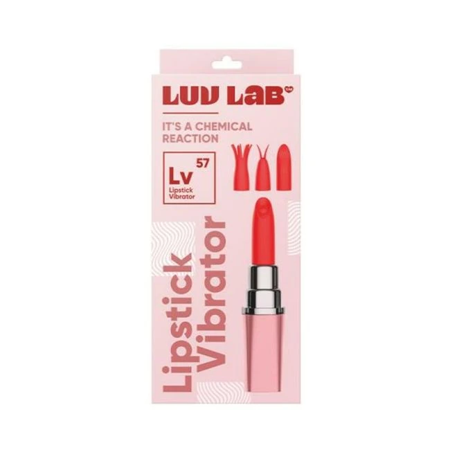 Luv Lab Lv57 Lipstick With 3 Silicone Heads - Vibration Modes