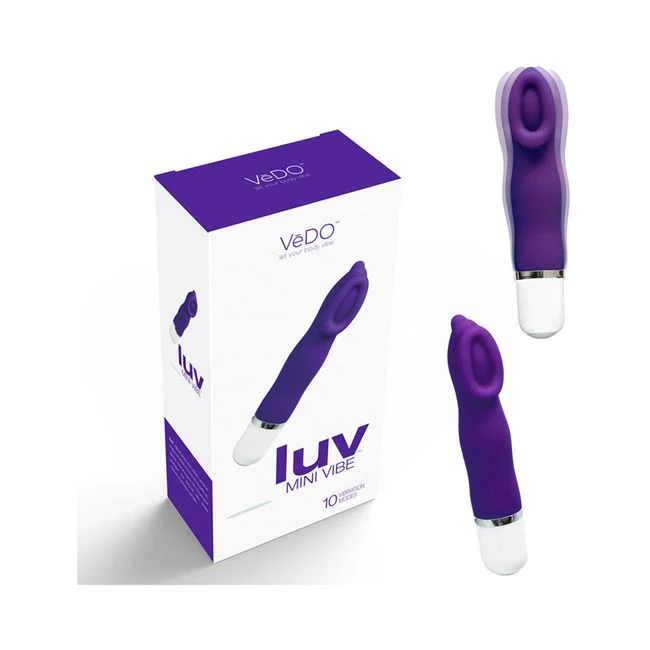 Luv Mini Vibe into You Indigo Purple - Experience Intense Clitoral Pleasure