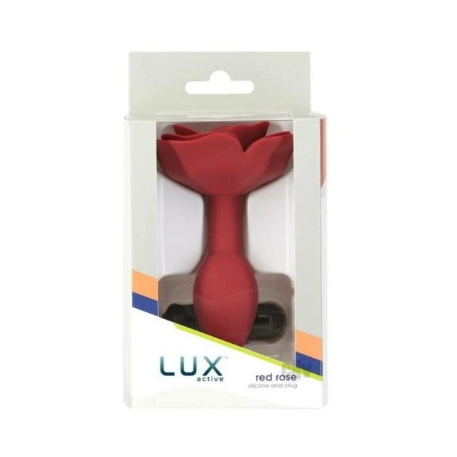 Lux Active Red Rose Anal Plug - Shape & Comfort