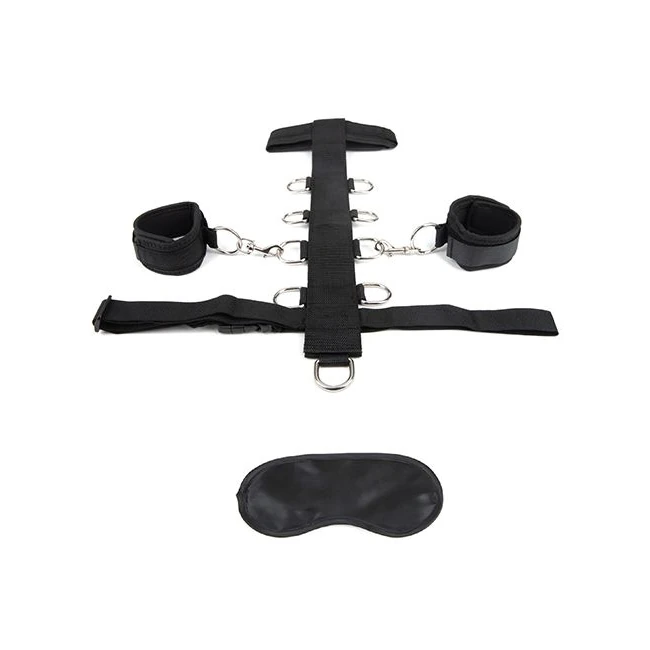 Lux Fetish 3pc Adjustable Neck & Wrist Restraint Set - How It Feels in Use