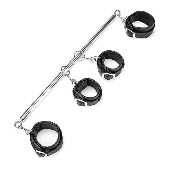 Lux Fetish 4 Cuff Expandable Spreader Bar Set W/ Detachable Wrist & Ankle Cuffs - Build & Quality