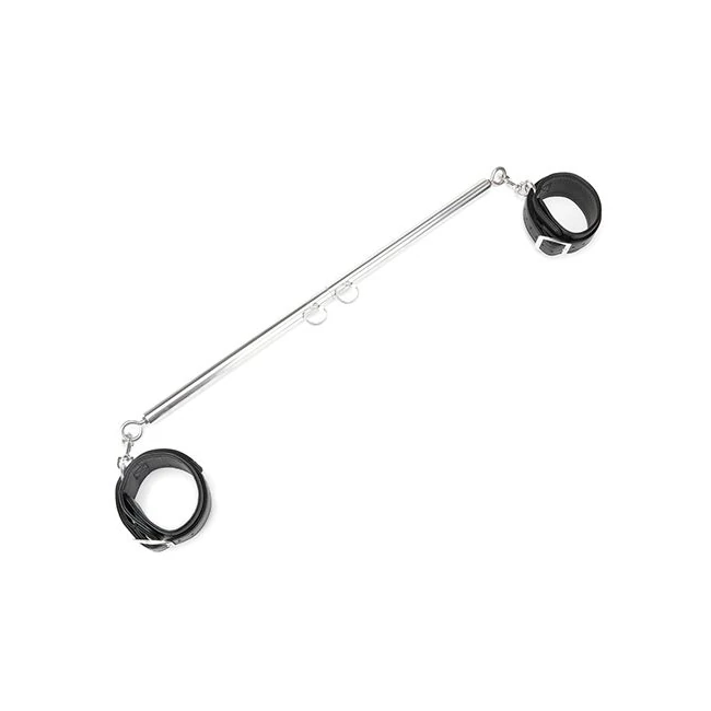 Lux Fetish Expandable Spreader Bar Set 35-47in W/ Detachable Leatherette Cuffs - Build & Quality