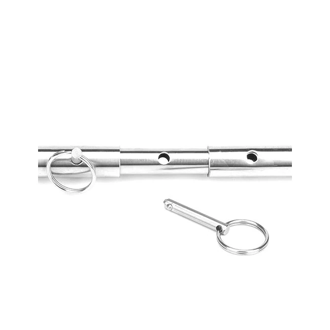 Lux Fetish Expandable Spreader Bar Set 35-47in W/ Detachable Leatherette Cuffs - Hardware & Fasteners