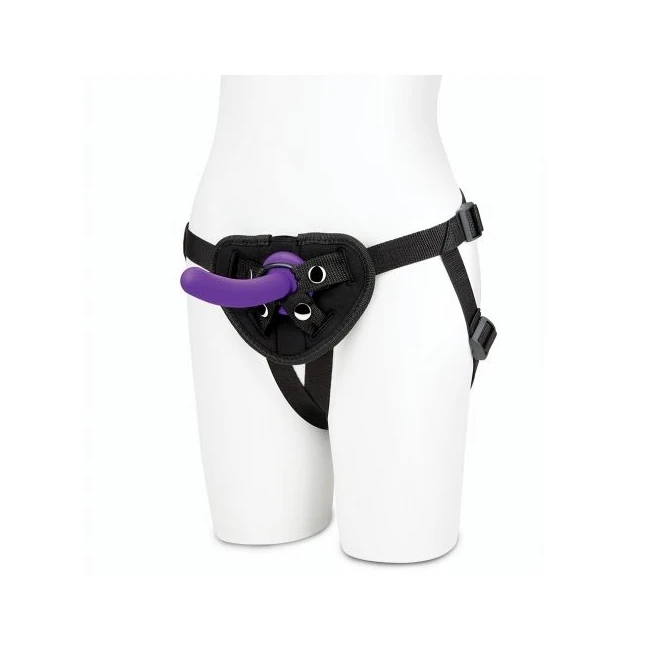 Lux Fetish Strap on Harness & Dildo Set - Material Feel