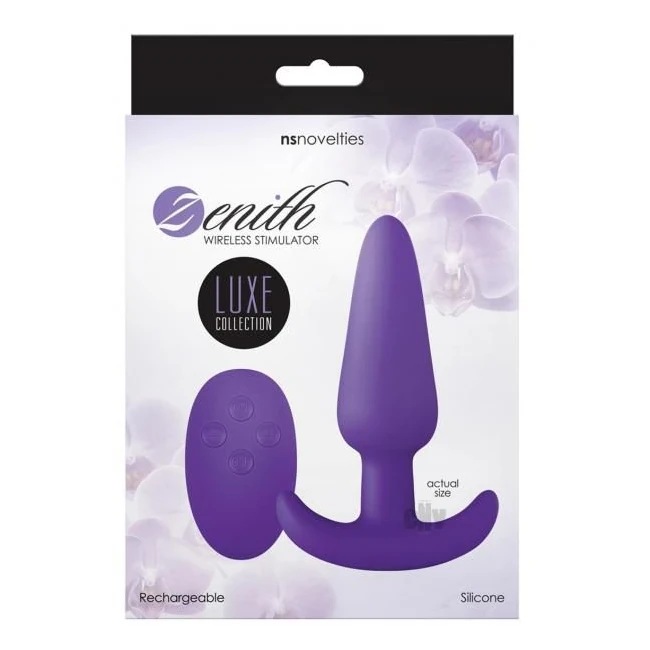 Luxe Zenith Wireless Plug Purple - Shape & Comfort