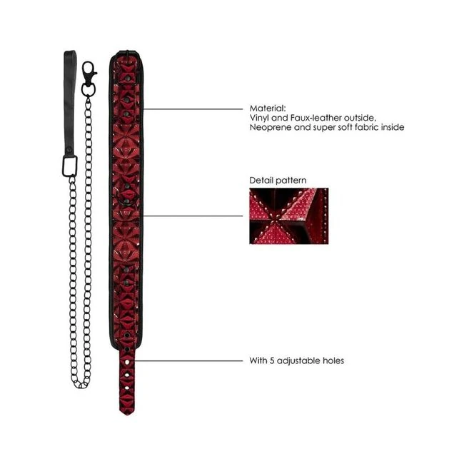 Luxury Collar with Leash - Hardware & Fasteners