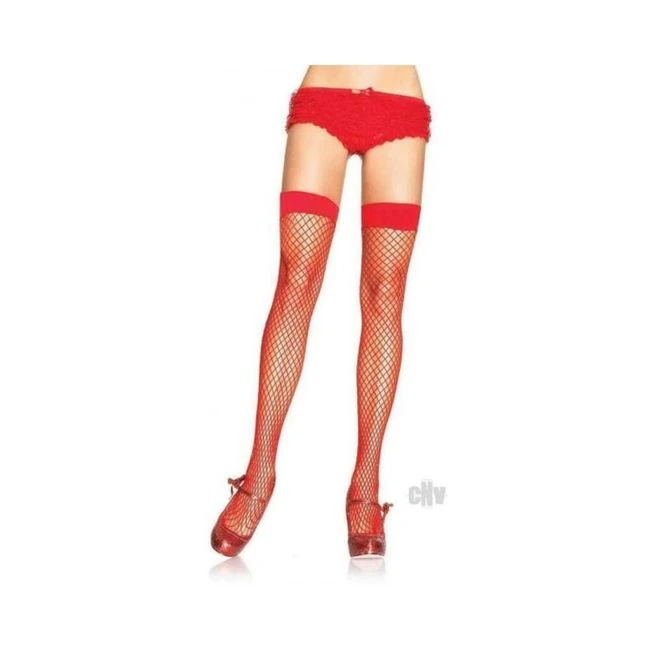 Lycra Indust Fishnet Thigh Hi - Fabric & Feel