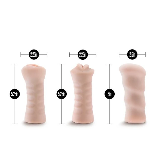 M for Men 3 Pk Vibrating Self Lubricating Stroker Sleeve Kit Vanilla - Material, Safety, and Maintenance