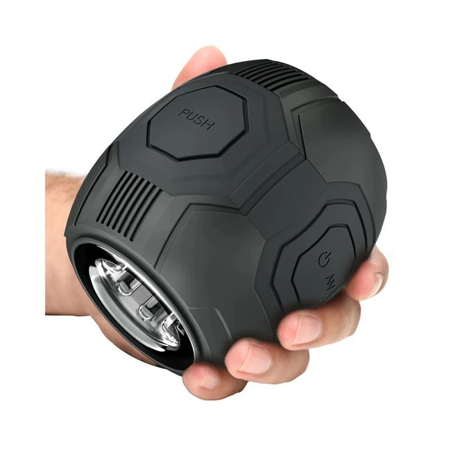 M for Men Dome X Vibrating Masturbator Black - Vibration Modes