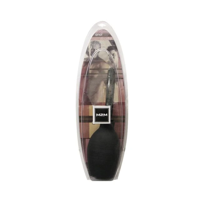 M2m Flexi Tip Anal Silicone Douche (black) - Shape & Comfort