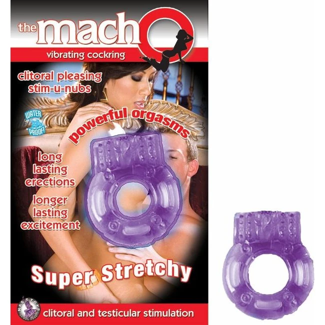 Macho Vibrating Cockring - Fabric & Feel