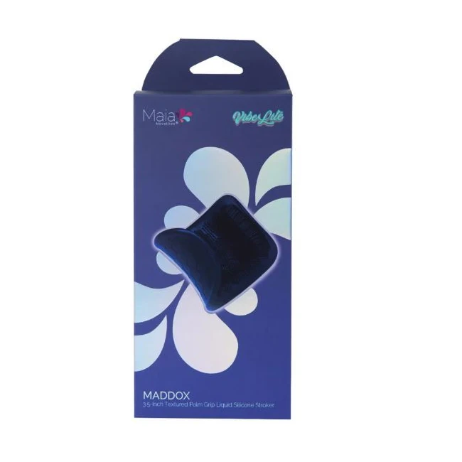 Maddox Blue Silicone Tickling Vibrator - by Maia Toys