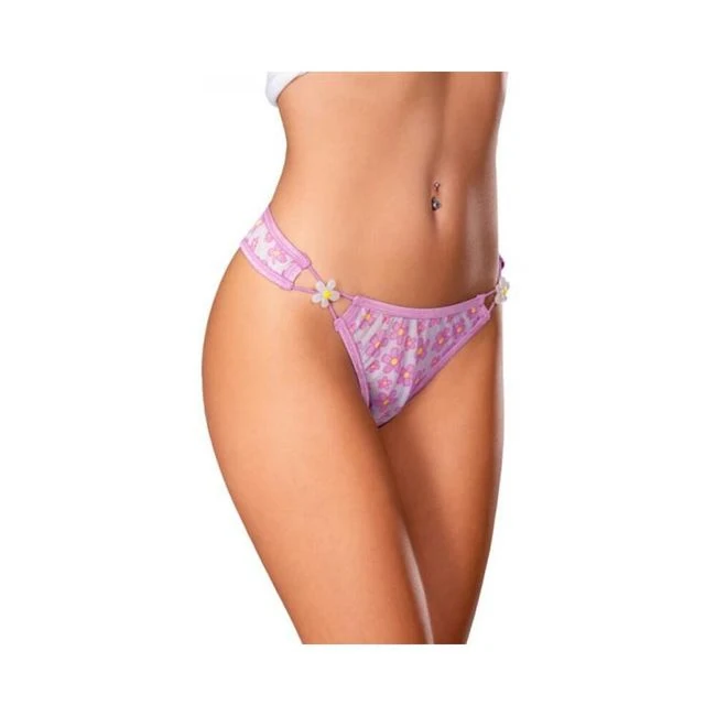 Magic Silk Daisy Tanga Daisy Print - Fabric & Feel