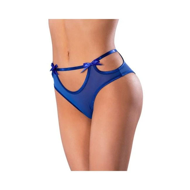 Magic Silk Holidaze Cheeky Boy Short Cobalt - Fabric & Feel