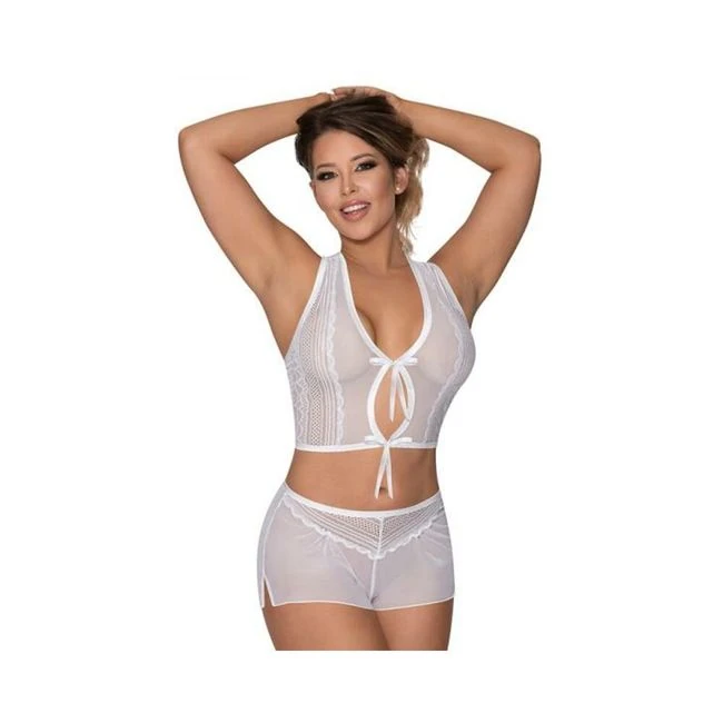 Magic Silk Modern Romance Haltr & Tap Panty - Fabric & Feel
