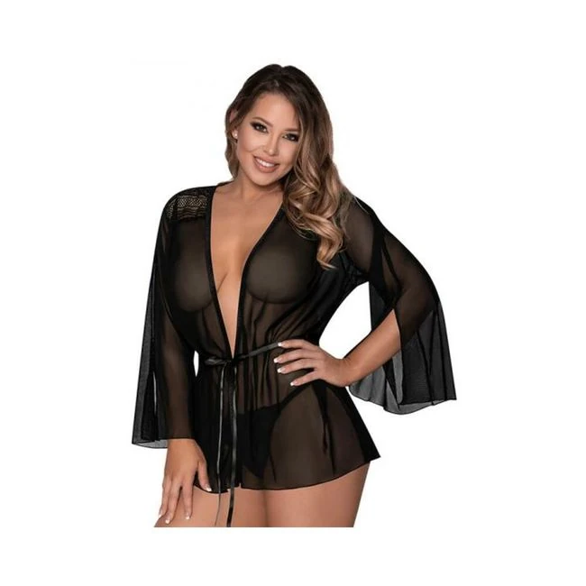 Magic Silk Modern Romance Short Robe - Fit & Sizing
