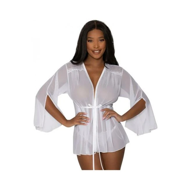 Magic Silk Modern Romance Short Robe - Fabric & Feel