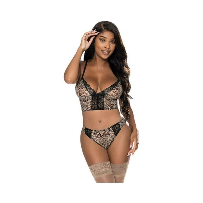 Magic Silk Purrrfect Bra & Hipster Panty Leopard - Fabric & Feel