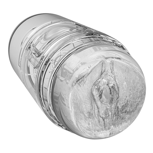 Main Squeeze Pop Off Optix Pussy & Ass Crystal Stroker - Internal Texture