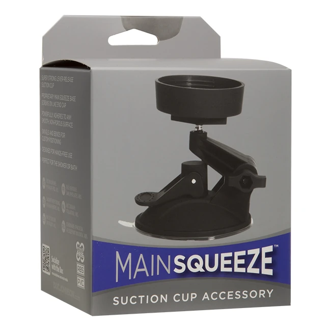 Main Squeeze Suction Cup Accessory Black - Internal Texture