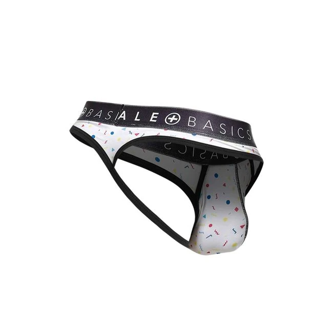 Male Basics Sexy Pouch Thong Confetti - Materials & Fabric Content