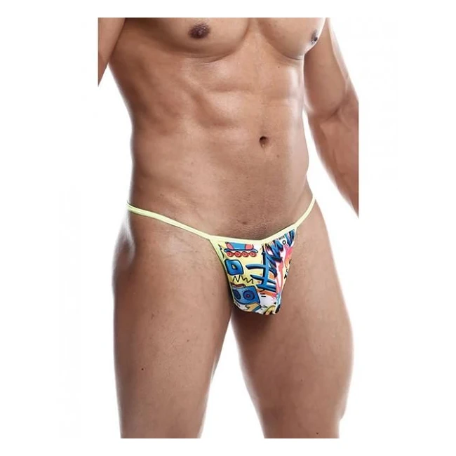 Male Basics Sinful Hipster Music T Thong G-string Print - Fabric & Feel