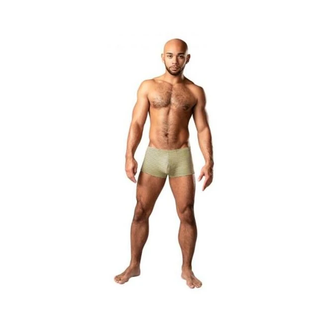 Male Power Cabana Banana Mini Short Yellow/grey - Key Details