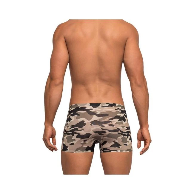 Male Power Commando Mini Short Camo - Overview