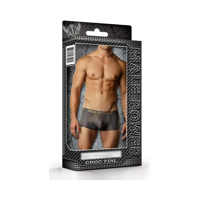 Male Power Croc Foil Mini Pouch Short Grey Lrg - Ingredients