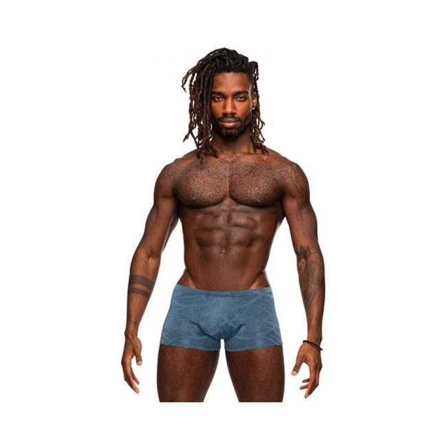 Male Power Inter-mingle Mini Short Blue - Overview