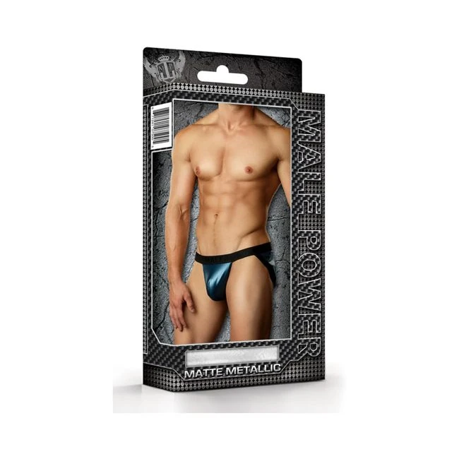 Male Power Matte Metallic Panel Jock Blue Lx - Overview