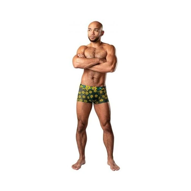 Male Power Petal Power Pouch Short Daisy Print - Key Details